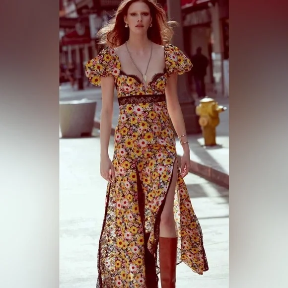 For Love And Lemons Sylvia Maxi Dress - Picture 2 of 5